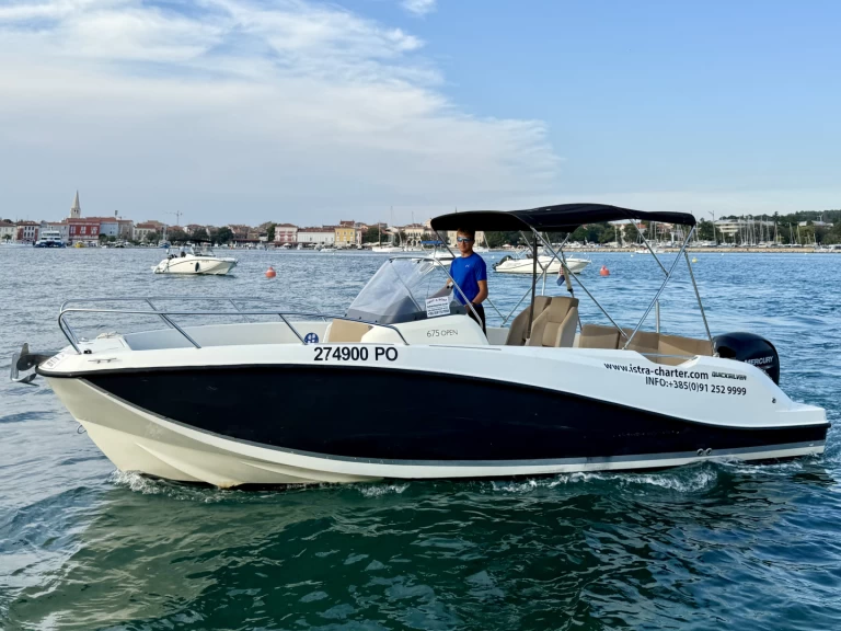 Alquiler Lancha Quicksilver con o sin  título de navegación