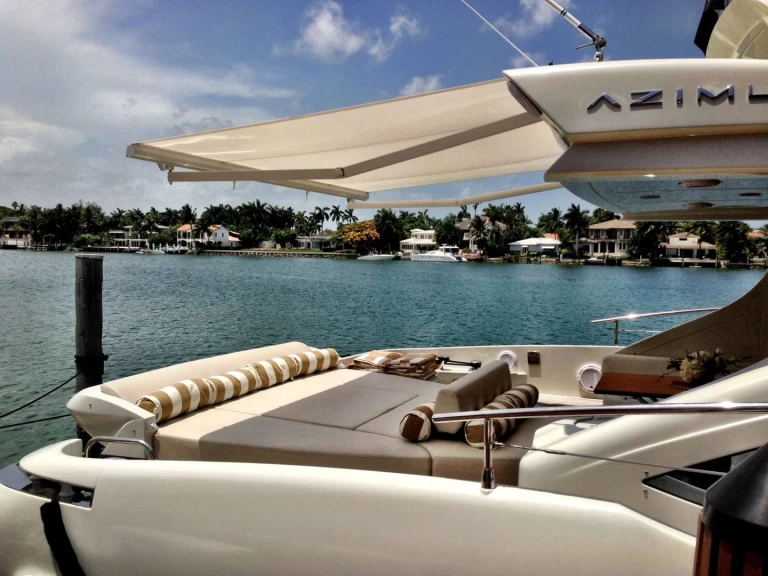 Alquiler de Yate de lujo, con o sin patrón Azimut Miami Beach
