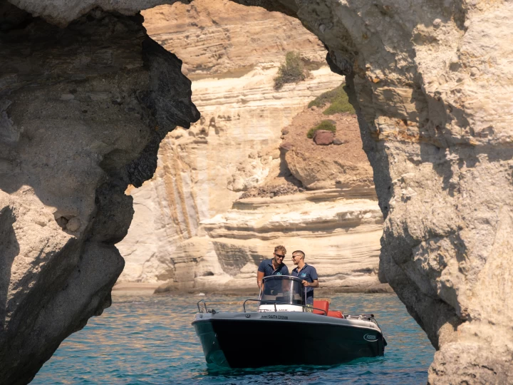 Alquiler de embarcaciones Poseidon BLU WATER 185 enAgía Kiriakí en Samboat