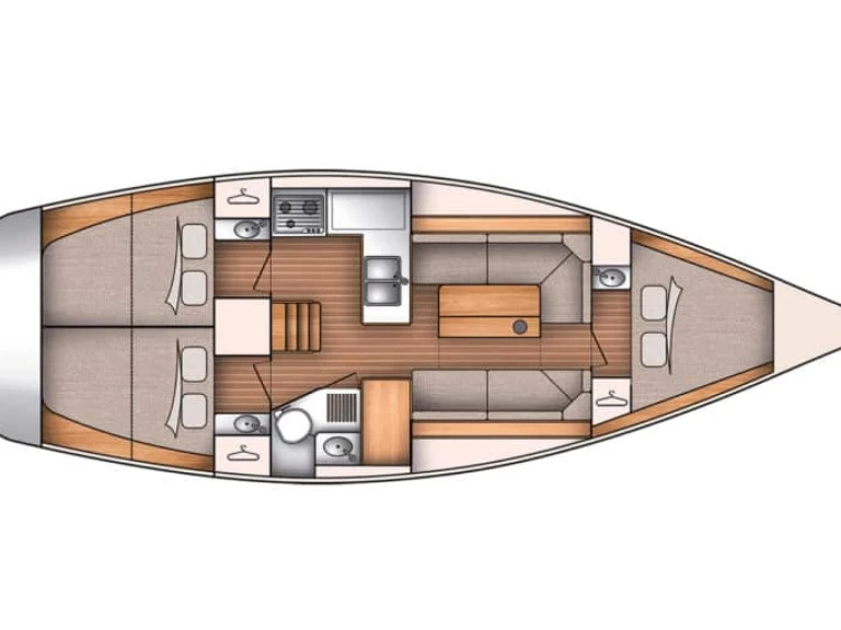 Alquiler Velero Bénéteau con o sin  título de navegación