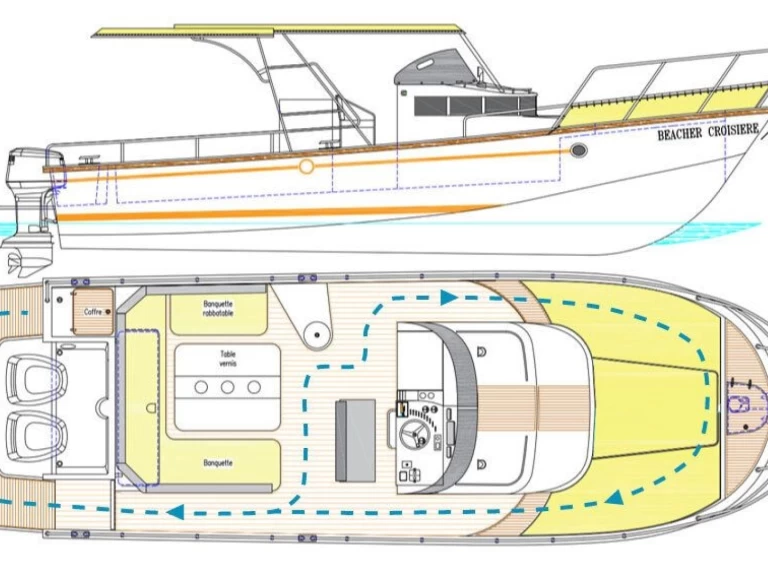 Alquiler de Beacher Beacher V10 Croisière en Arcachon