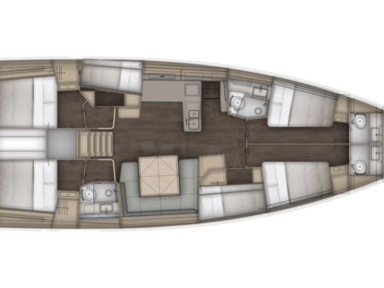 Alquiler de barcos Seget Donji barato de Dufour 54 - 6 cab.