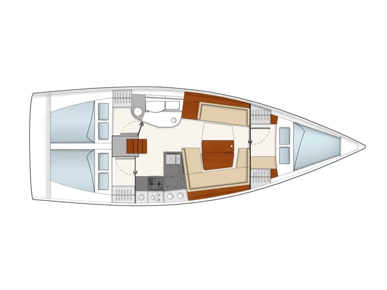 Alquiler Velero en Sámi - Hanse Hanse 385
