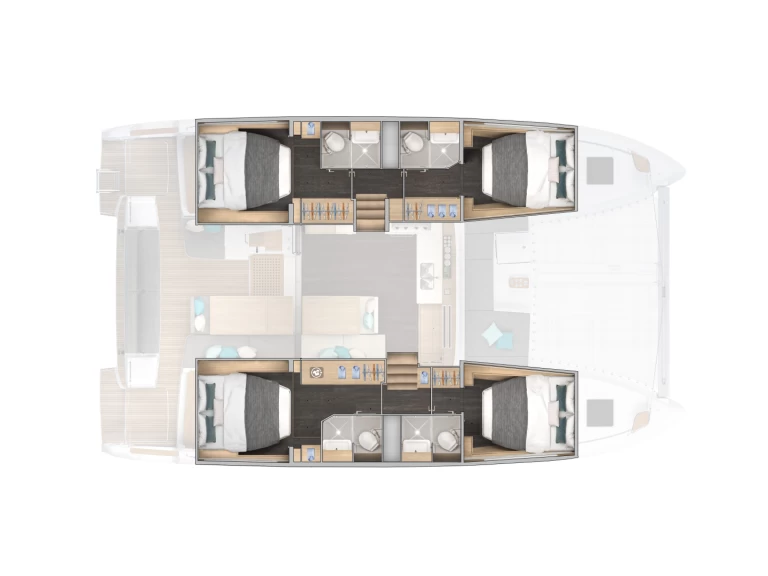 Alquiler de Catamarán, con o sin patrón Lagoon Capo d'Orlando