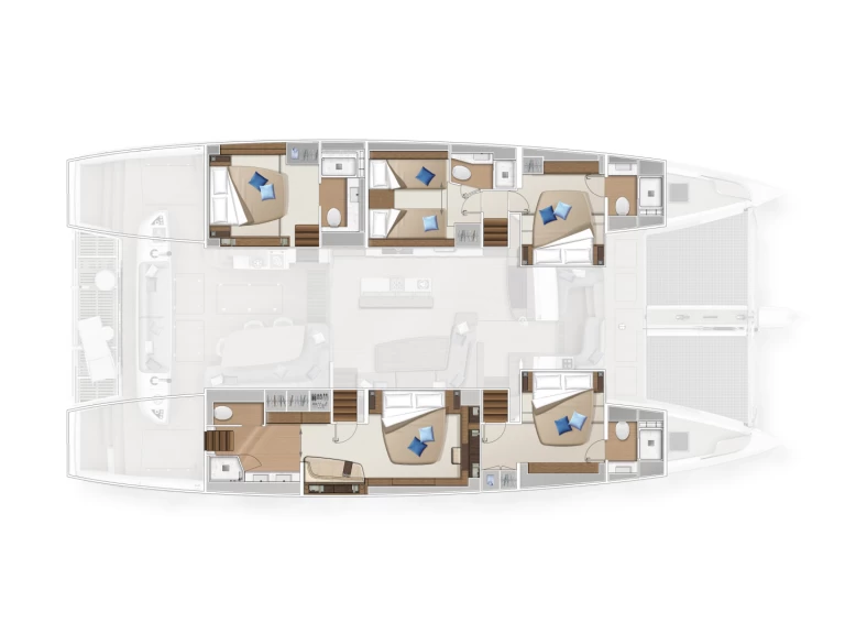Alquiler Catamarán Lagoon con o sin  título de navegación