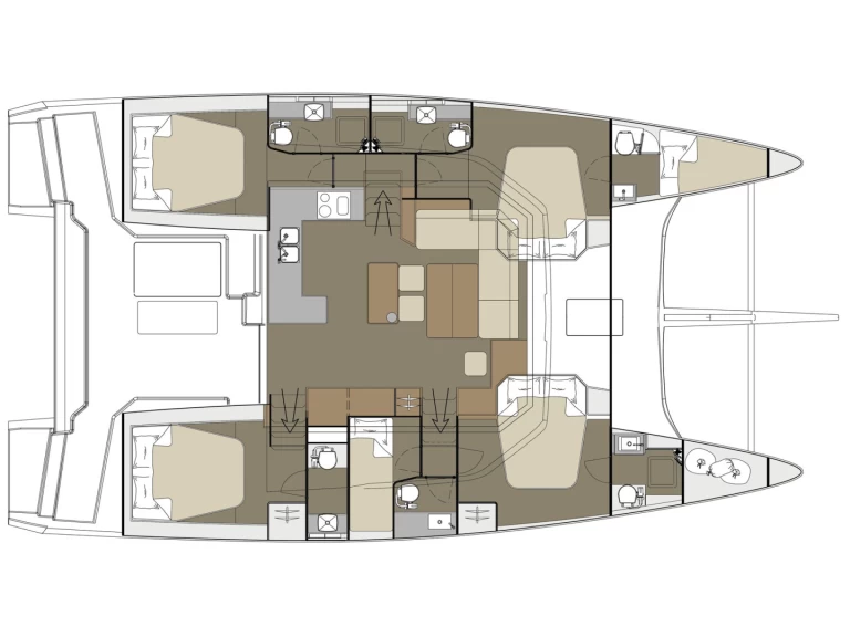 Alquiler Catamarán en El Pireo - Dufour Dufour Catamarans 48 Sail