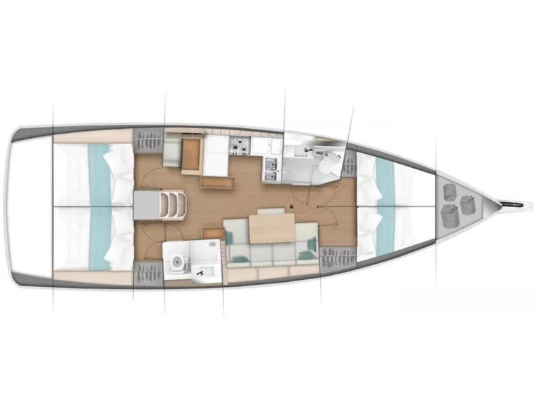 Alquiler de Velero, con o sin patrón Jeanneau Paros (Isla)