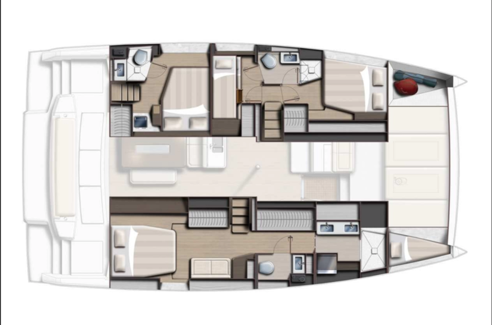 Alquiler Catamarán en Le Marin - BALI 4.6 4 CABINES BALI 4.6 