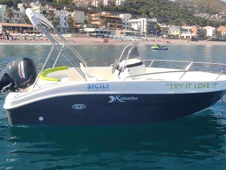 Alquiler Lancha Kamarina con o sin  título de navegación