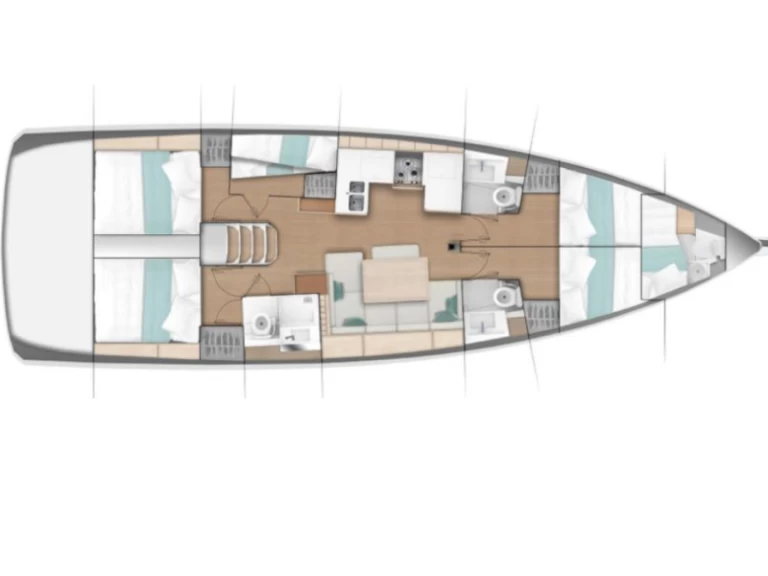 Jeanneau Sun Odyssey 490 de alquiler a Perigiali
