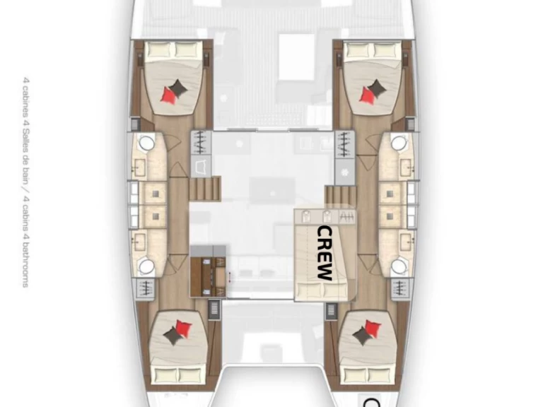 Alquiler de embarcaciones Lagoon Lagoon 50F enMarina (Ciudad) en Samboat