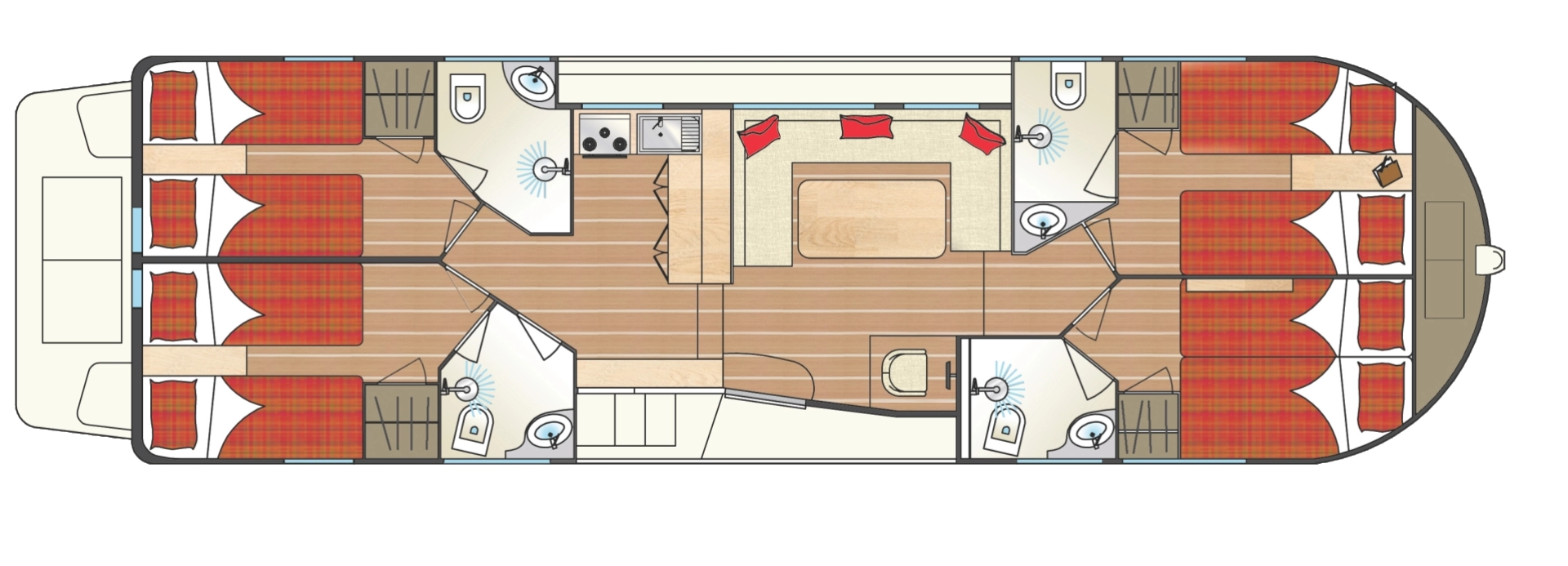 Alquiler de Casa flotante, con o sin patrón Tip-Top Chioggia