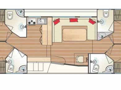 Alquiler de Casa flotante, con o sin patrón Tip-Top Chioggia