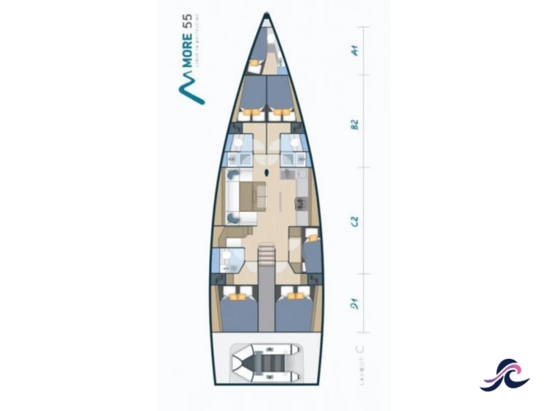 Alquiler de Velero, con o sin patrón More Boats Seget Donji