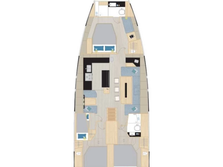 Alquiler Velero Hanse con o sin  título de navegación