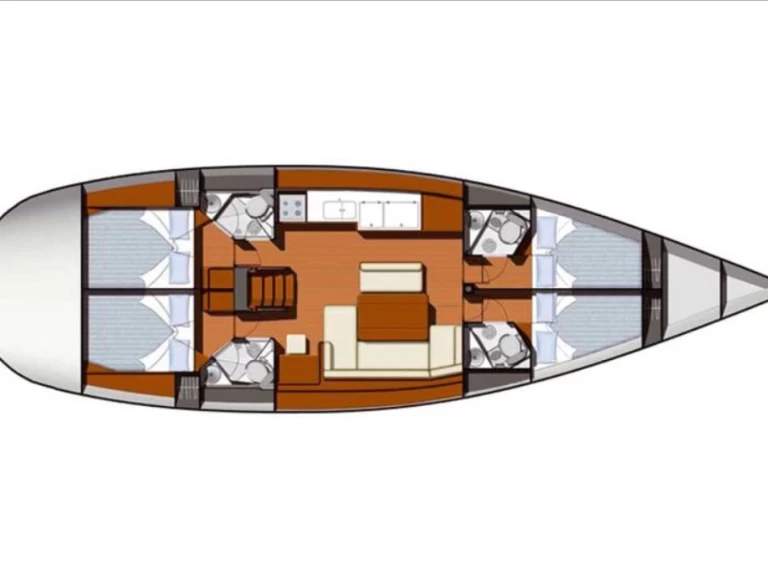 Alquiler de Velero, con o sin patrón Jeanneau Palermo