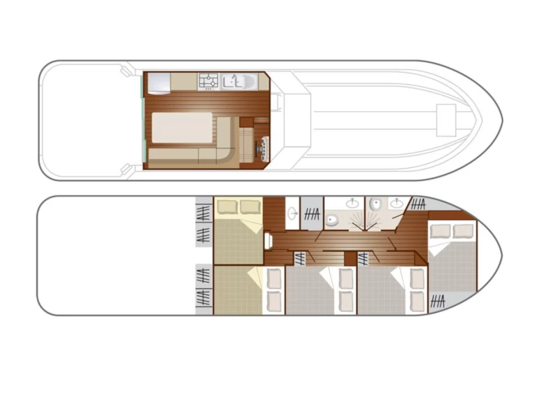 Alquiler Sablé-sur-Sarthe - Nicols Yacht Confort Groupe XL 8-12 p. en SamBoat