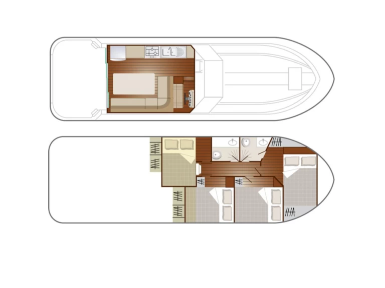 Nicols Yacht Confort Family 6-10 p. de alquiler a Grez-Neuville