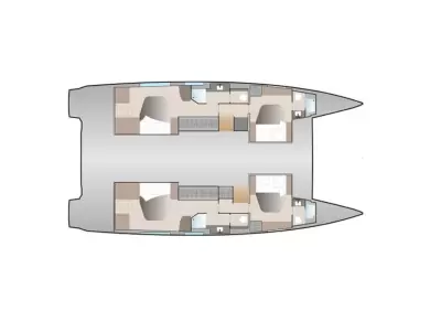 Alquiler Catamarán en Porto-Vecchio - Fountaine Pajot Aura 51