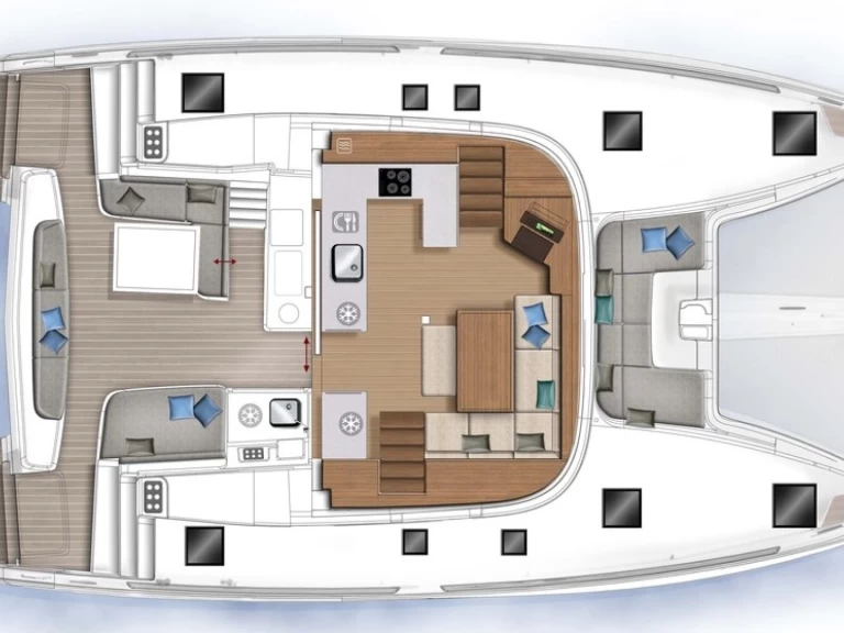 Alquiler Catamarán Lagoon con o sin  título de navegación