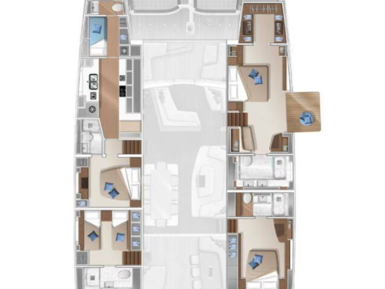 Alquiler de embarcaciones Lagoon Lagoon 77 enAjaccio en Samboat