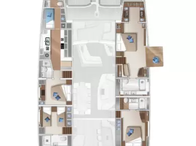 Alquiler de embarcaciones Lagoon Lagoon 77 enAjaccio en Samboat