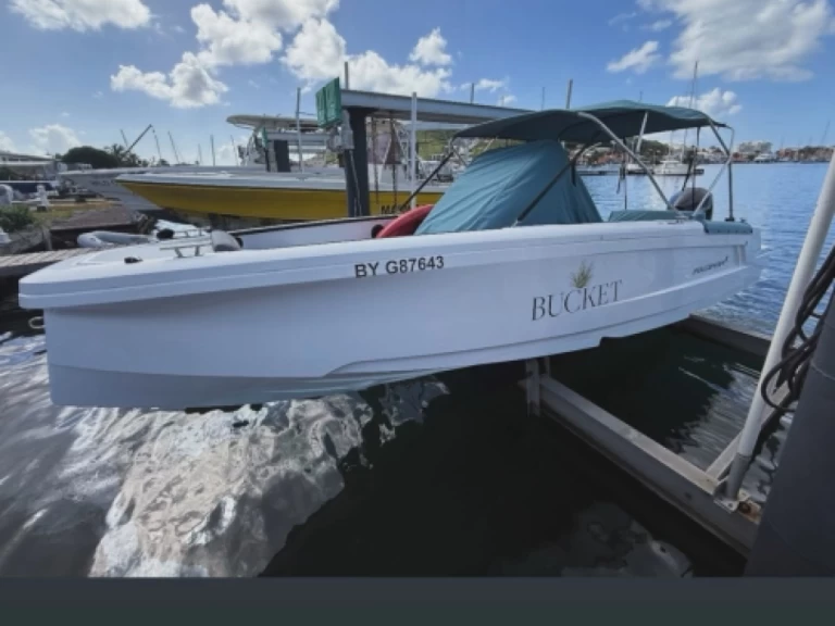 Axopar 22 de alquiler a Gustavia