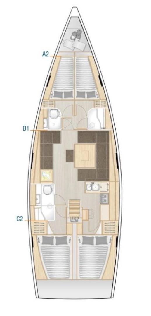 Alquiler de embarcaciones Hanse Hanse 458 enPunat en Samboat