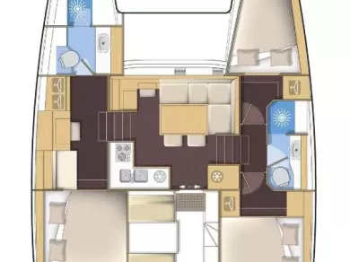 Alquiler de embarcaciones Lagoon Lagoon 40 Motor Yacht enŠibenik en Samboat