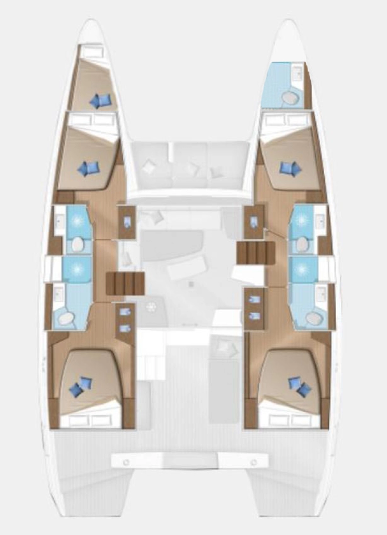 Alquiler de embarcaciones Lagoon Lagoon 42 enTropea en Samboat