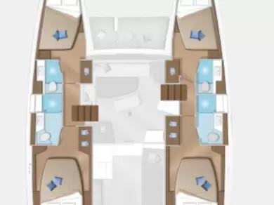 Alquiler de embarcaciones Lagoon Lagoon 42 enJezera en Samboat