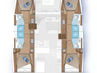 Alquiler Catamarán Lagoon con o sin  título de navegación