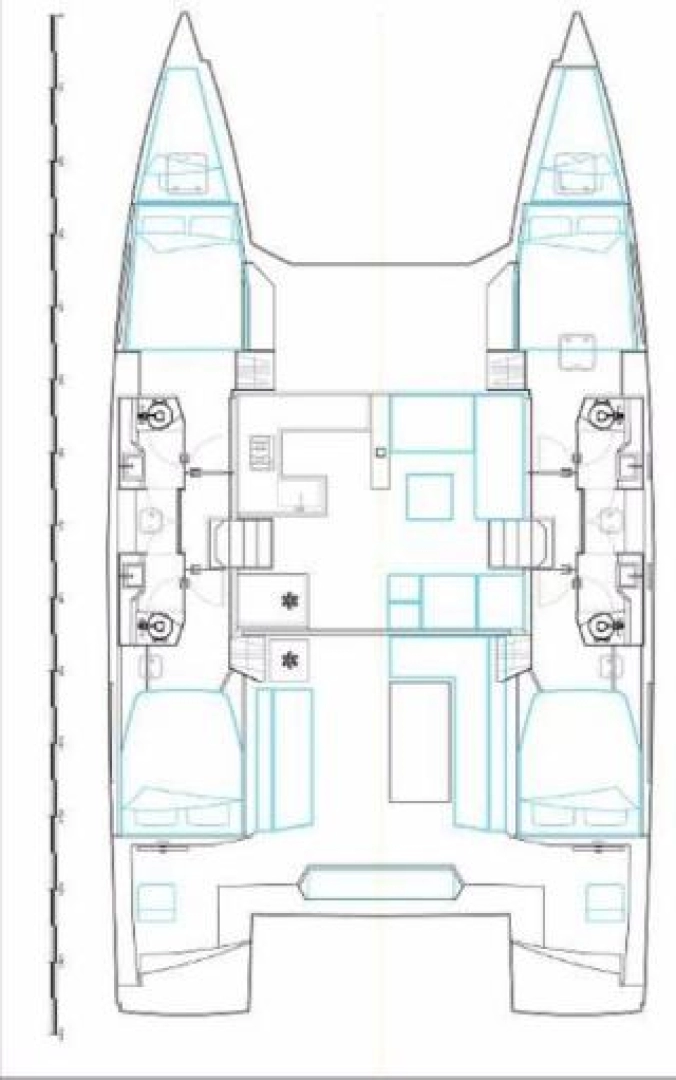 Alquiler de barcos Biograd na Moru barato de Nautitech 46 Fly
