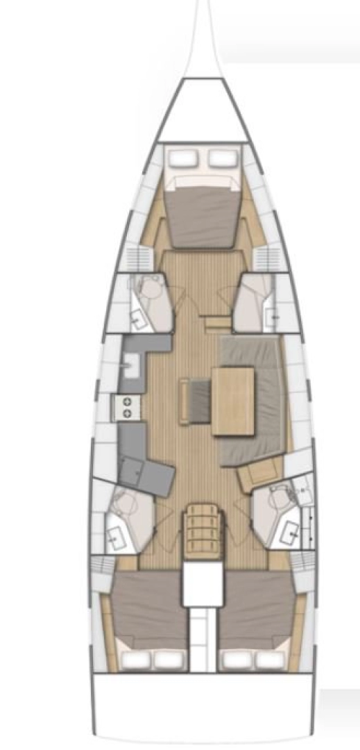 Bénéteau Oceanis 46.1 Performance Line - 3 cab. de alquiler a Golfo Aranci