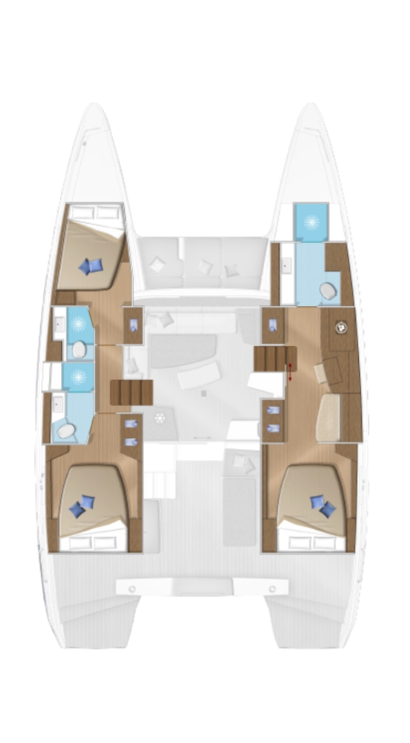 Alquiler Catamarán Lagoon con o sin  título de navegación