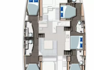 Alquiler Catamarán en Palma de Mallorca - Leopard Catamarans / Robertson & Caine Leopard 50 - 5 + 1 cab