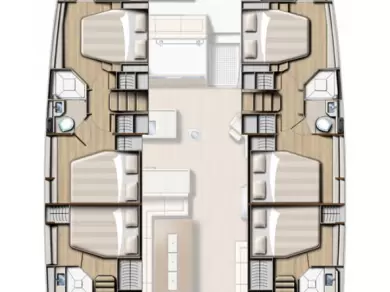 Alquiler Catamarán en Road Town - Bali Bali 5.4