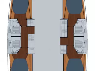 Alquiler Catamarán Fountaine Pajot con o sin  título de navegación