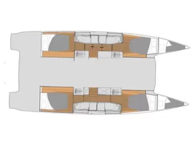 Alquiler Catamarán Fountaine Pajot con o sin  título de navegación