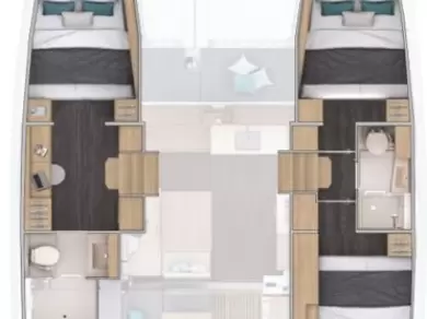 Alquiler de Lagoon Lagoon 38 - 3 + 2 cab. en Ellinikó