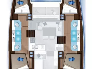 Alquiler de embarcaciones Lagoon Lagoon 40 enSeget Donji en Samboat