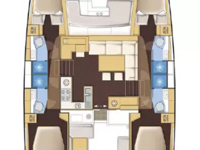 Alquiler de embarcaciones Lagoon Lagoon 450 F enKomolac en Samboat