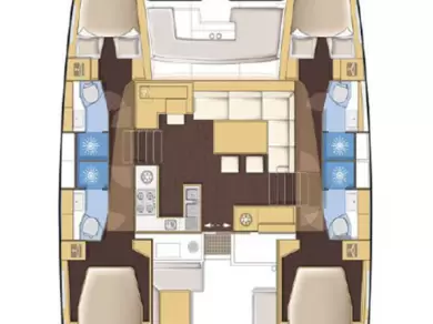 Alquiler de embarcaciones Lagoon Lagoon 450 F enRoad Town en Samboat