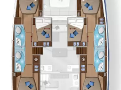 Alquiler Catamarán Lagoon con o sin  título de navegación