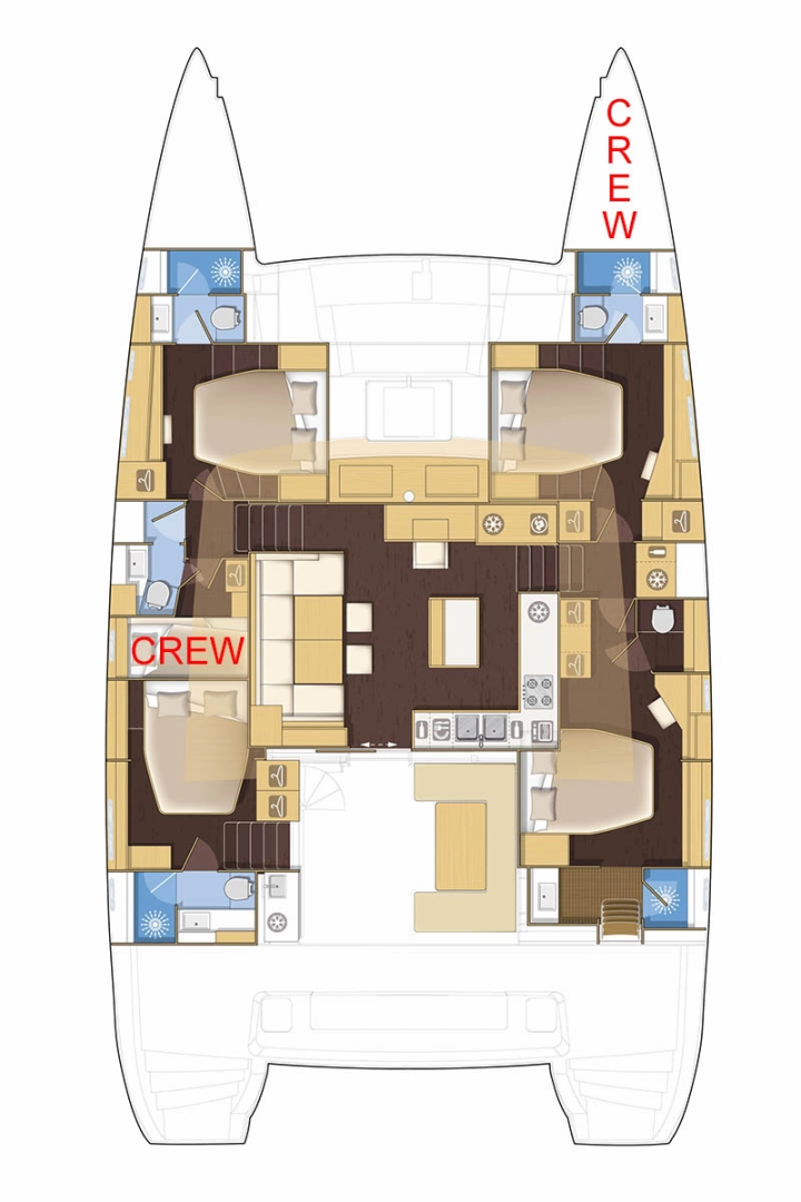 Alquiler de embarcaciones Lagoon Lagoon 560 S2 enEllinikó en Samboat