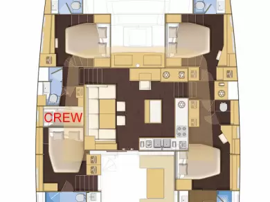 Alquiler de embarcaciones Lagoon Lagoon 560 S2 enEllinikó en Samboat