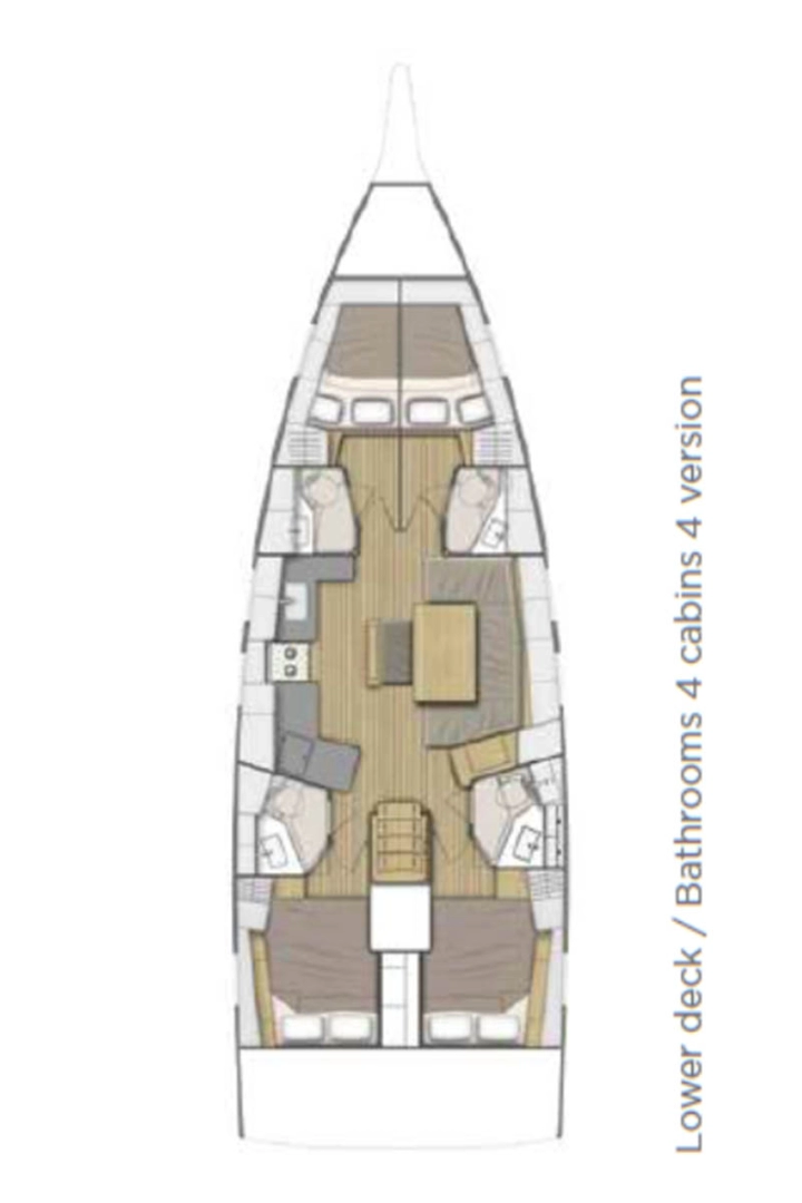Alquiler Velero en Komolac - Bénéteau Oceanis 46.1
