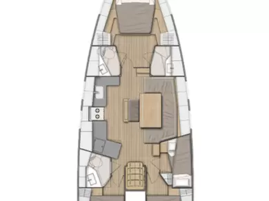 Alquiler de embarcaciones Bénéteau Oceanis 46.1 enSeget Donji en Samboat