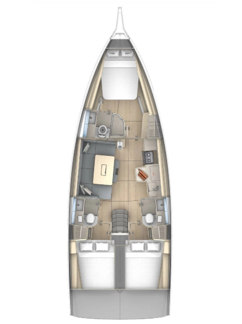 Alquiler Velero en Cos - Dufour Dufour 41