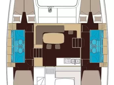 Alquiler Catamarán Lagoon con o sin  título de navegación